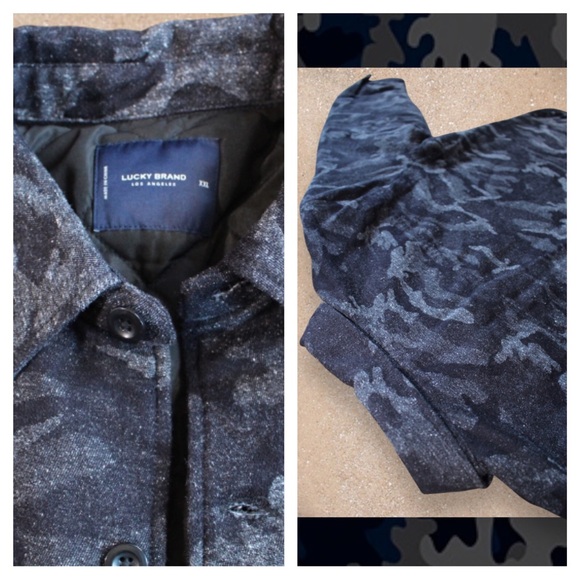 Lucky Brand Camouflage Button Down Shirt Jacket - Picture 14 of 14